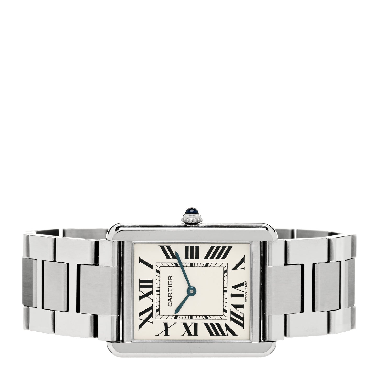 Stainless Steel 27mm Tank Solo Quartz Watch