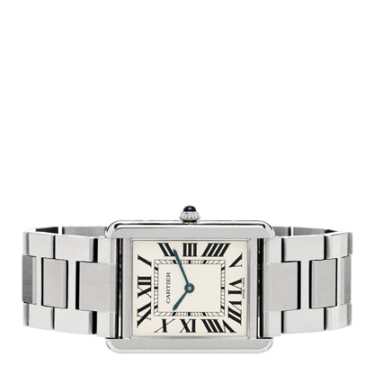 Cartier Stainless Steel 27mm Tank Solo Quartz Watch 2 of 4