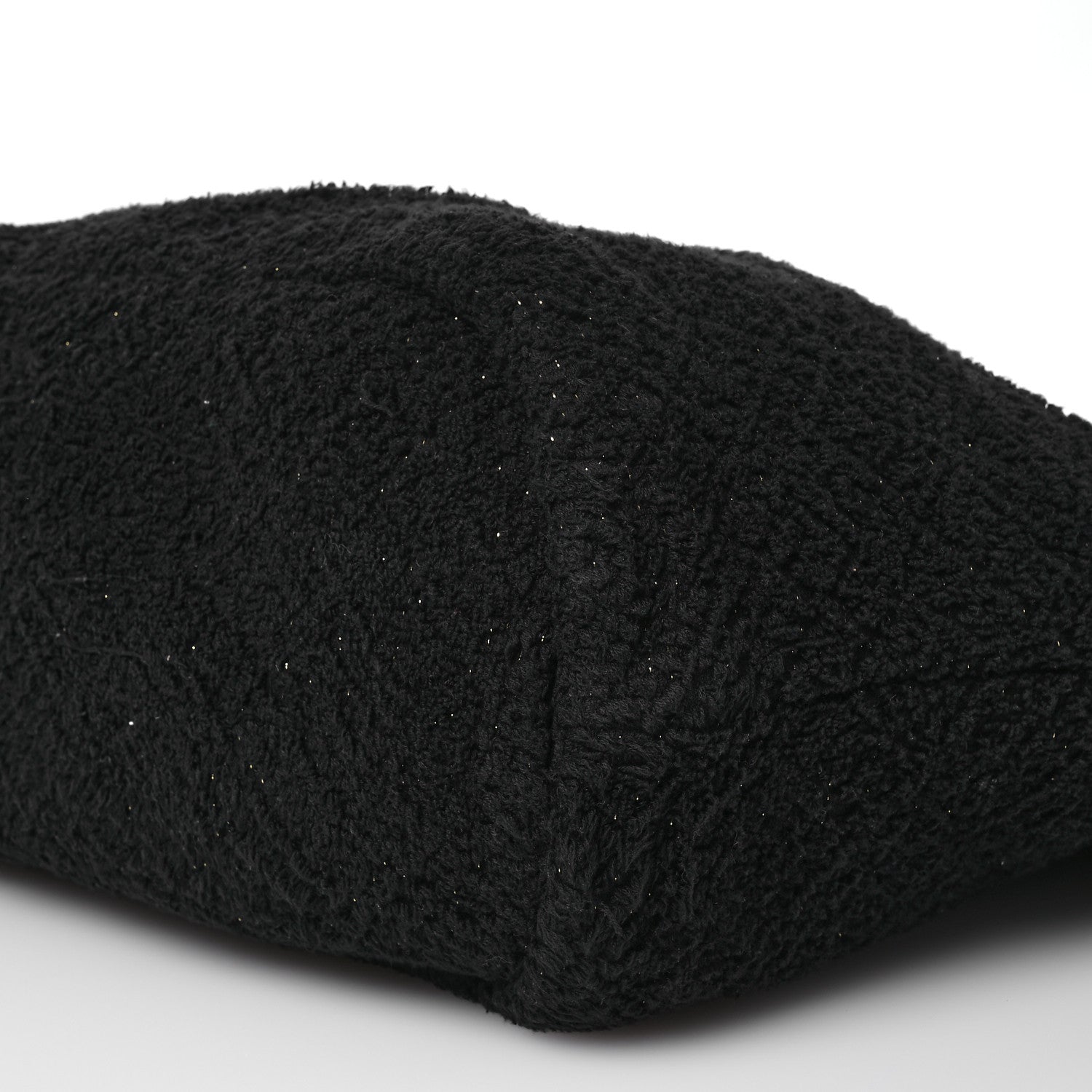 Chanel Terry Cotton CC Beach Tote Towel Set Black 11 of 16