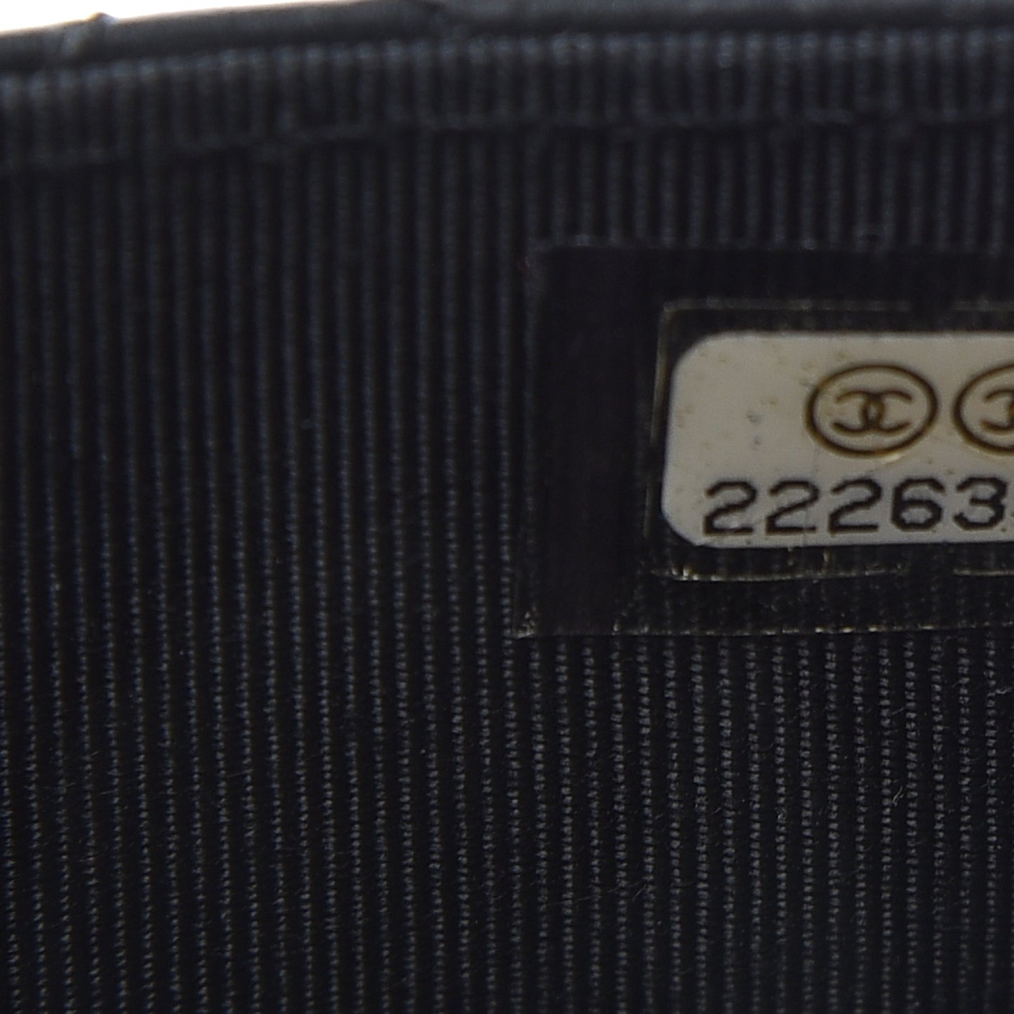 Aged Calfskin Quilted Reissue Flap Card Holder Black