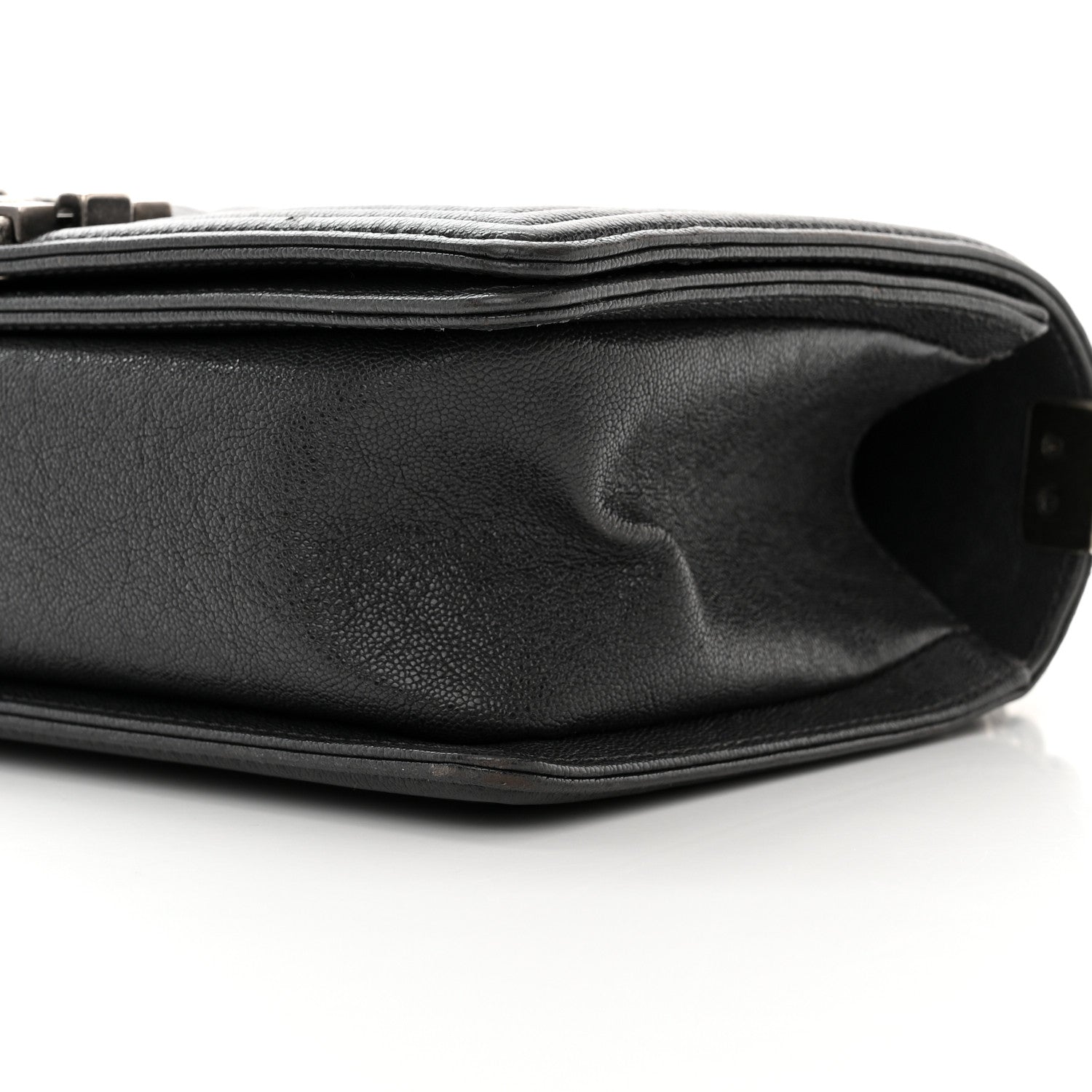 Chanel Caviar Quilted Medium Boy Flap Charcoal 18 of 19