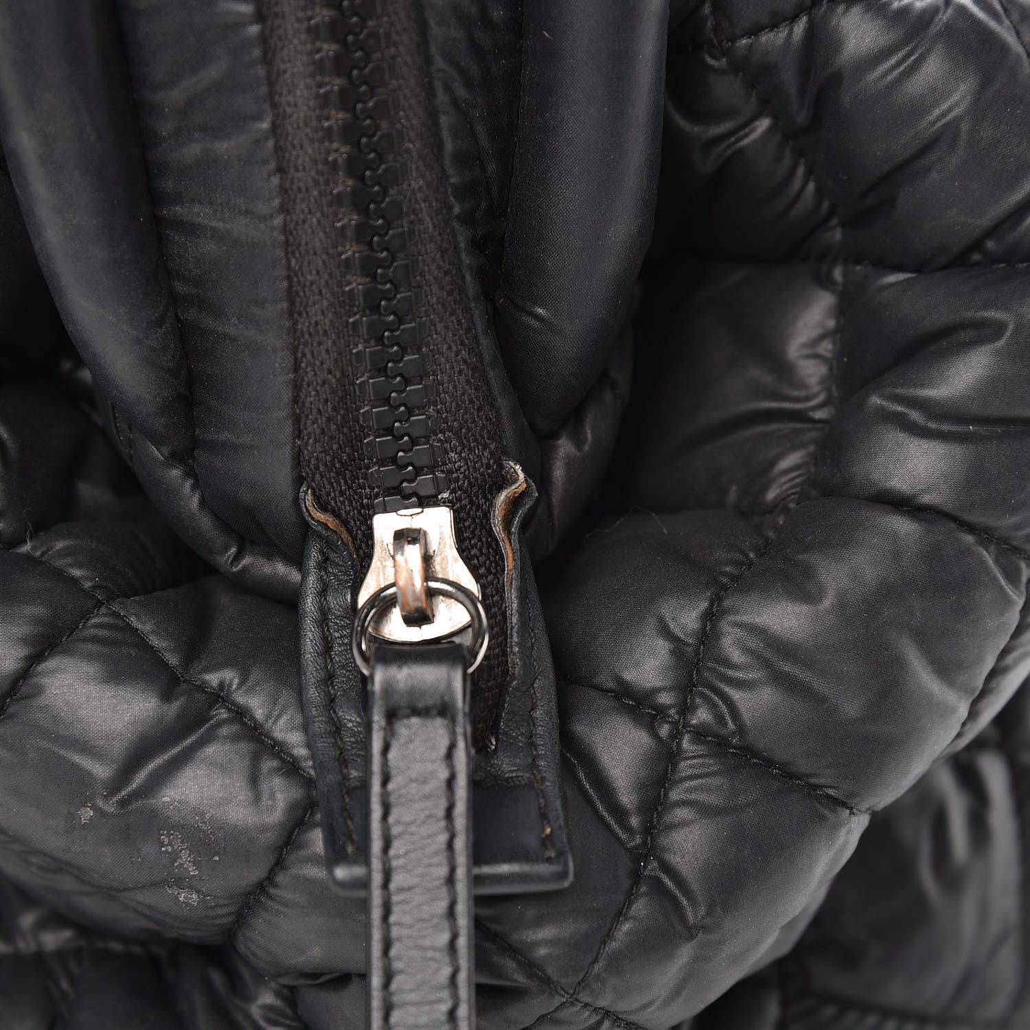 Chanel Nylon Quilted Coco Cocoon Bowler Black 12 of 13