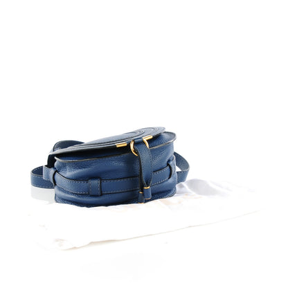 Chloe Calfskin Mini Marcie Round Crossbody Bag Royal Navy 5 of 10