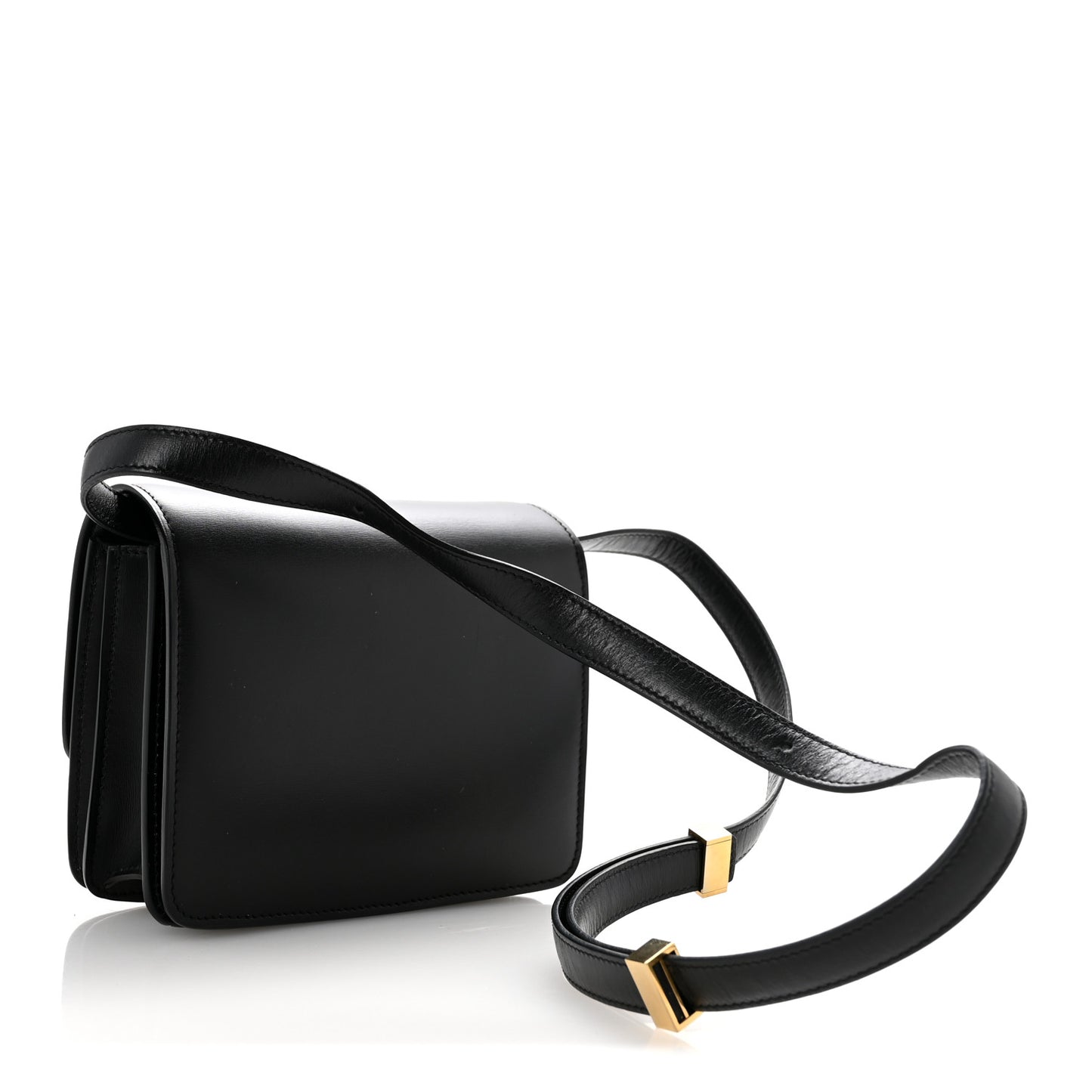 Box Calfskin Small Classic Box Flap Bag Black
