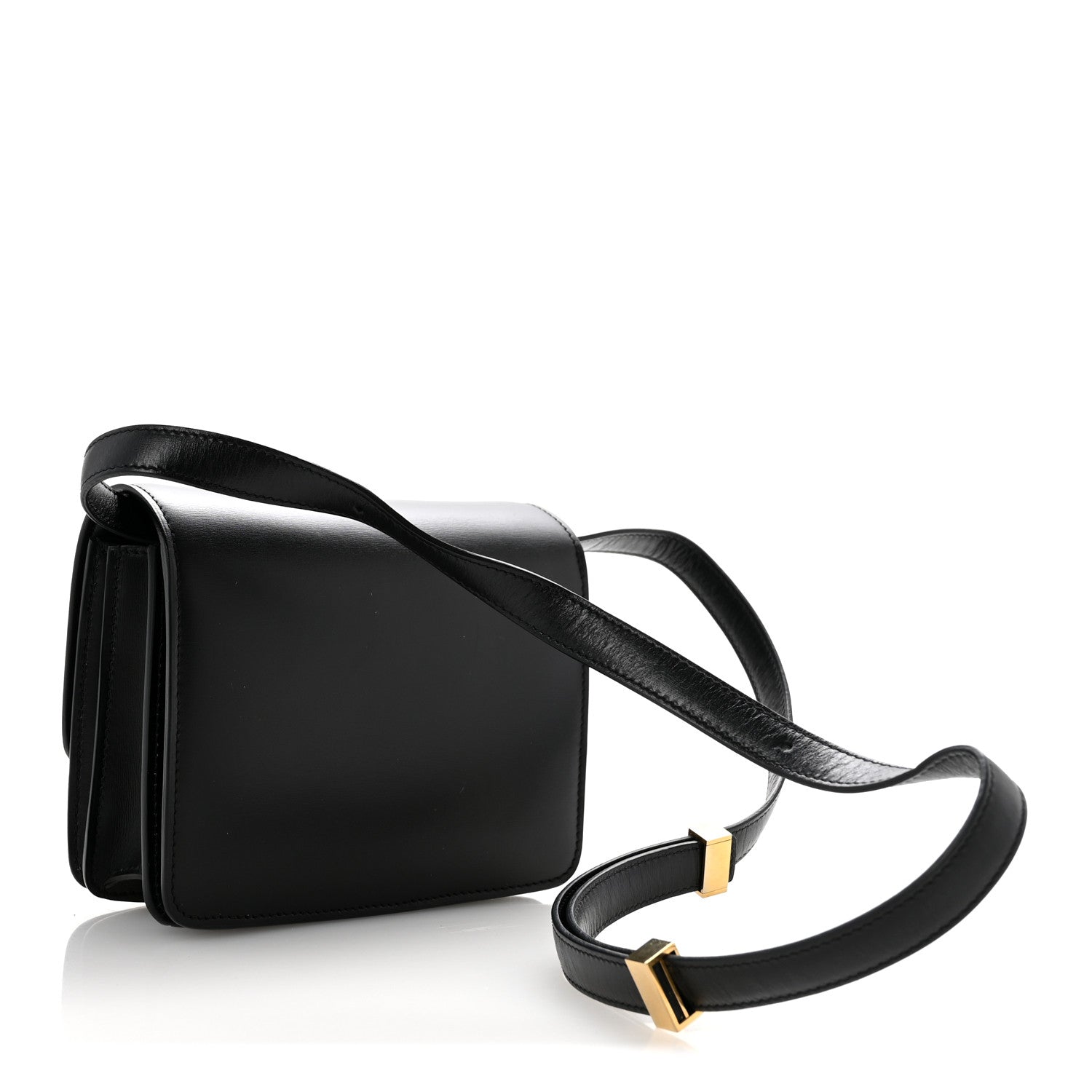 Celine Box Calfskin Small Classic Box Flap Bag Black 3 of 13