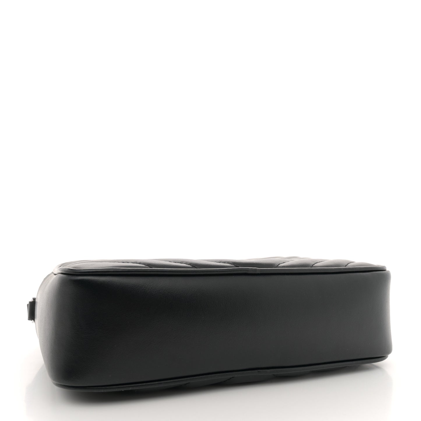 Calfskin Matelasse Monogram Monochrome Lou Camera Bag Black