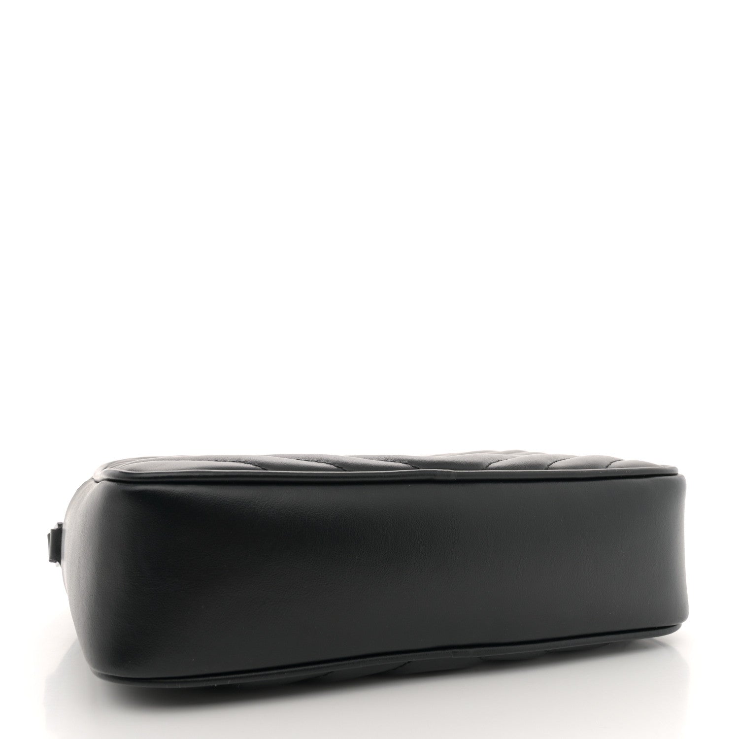 Saint Laurent Calfskin Matelasse Monogram Monochrome Lou Camera Bag Black 4 of 10