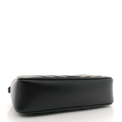 Saint Laurent Calfskin Matelasse Monogram Monochrome Lou Camera Bag Black 4 of 10