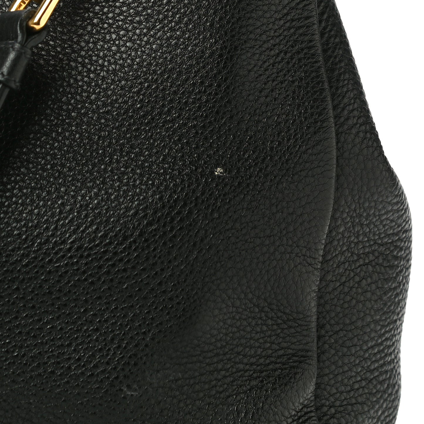 Vitello Daino Top Handle Tote Black