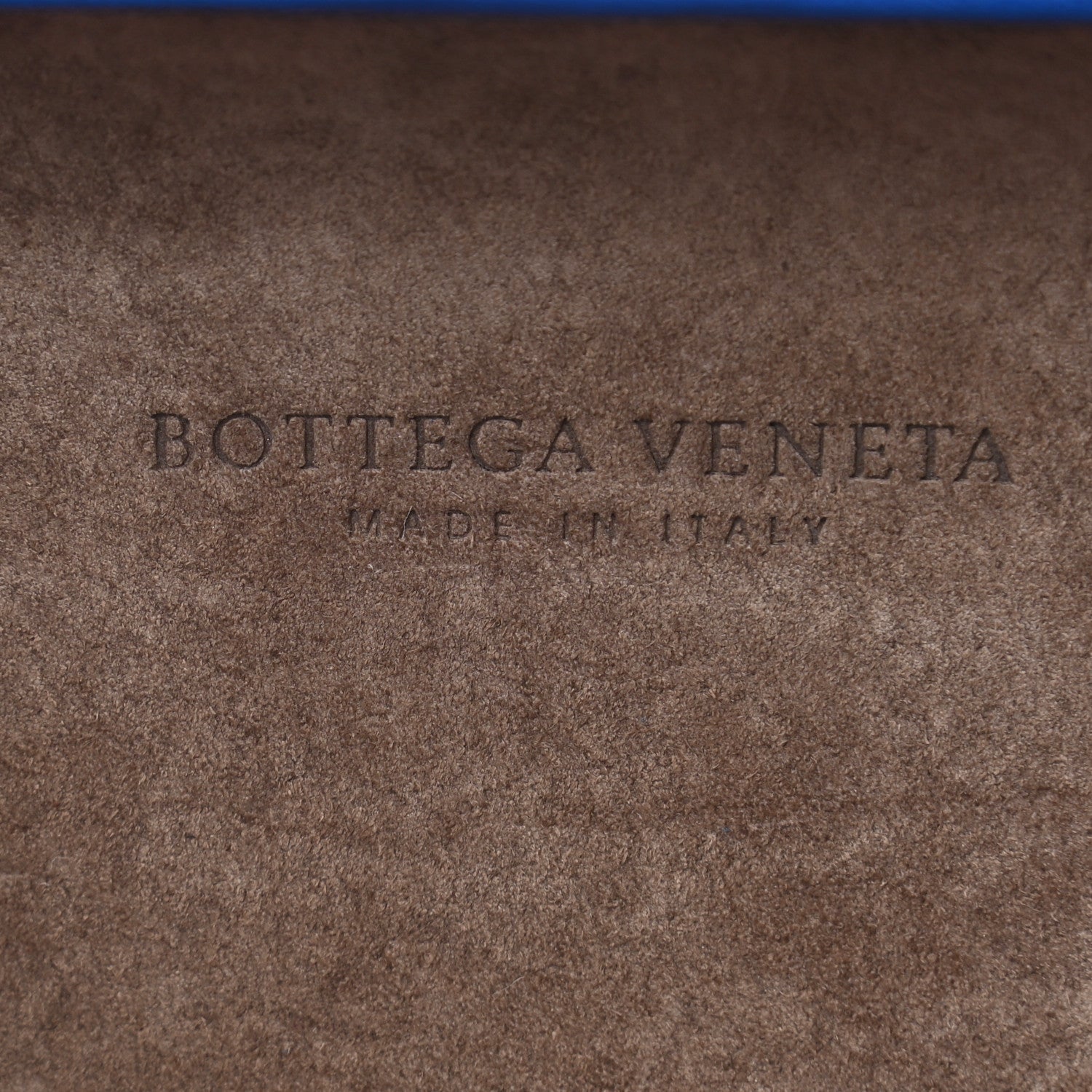 Bottega Veneta Nappa Intrecciato Metallic Placcato Knot Clutch Signal Blue 6 of 6