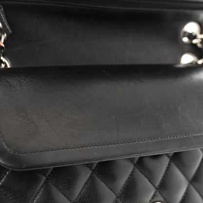 Chanel Lambskin Quilted Medium Double Flap Black 10 of 10