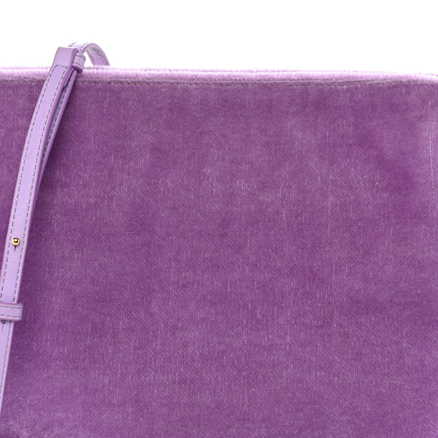 Mohair Flamenco Medium Knot Clutch Purple