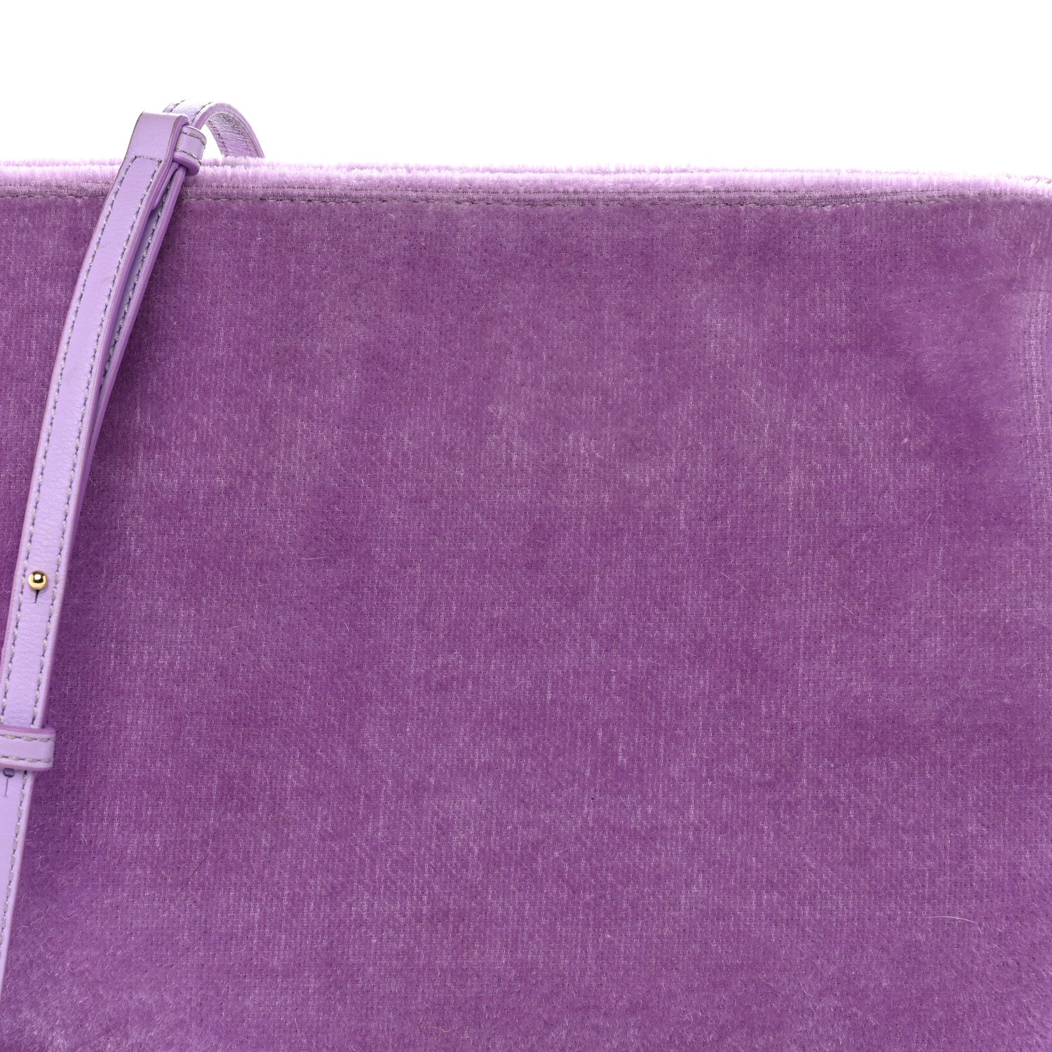 Loewe Mohair Flamenco Medium Knot Clutch Purple 7 of 9
