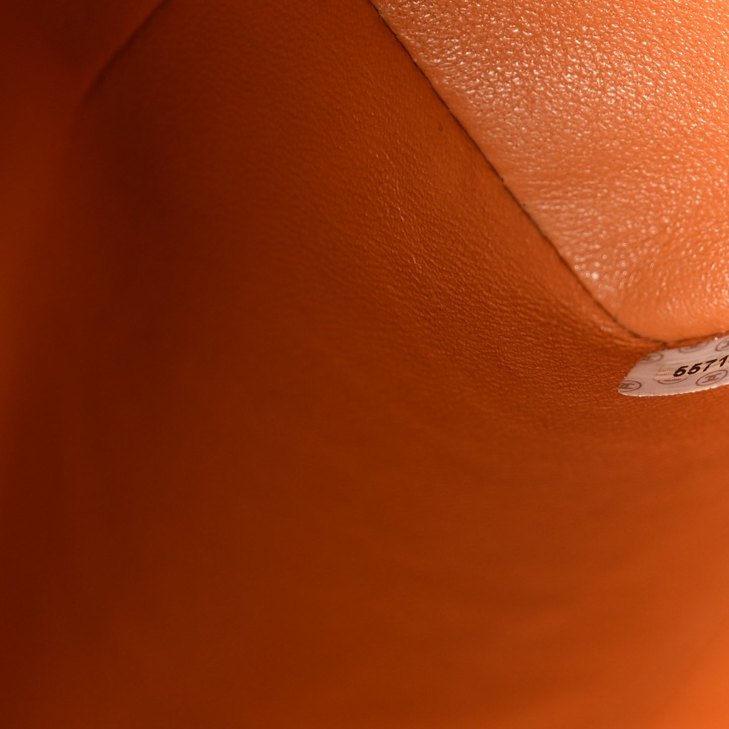 Caviar Quilted Medallion Tote Orange