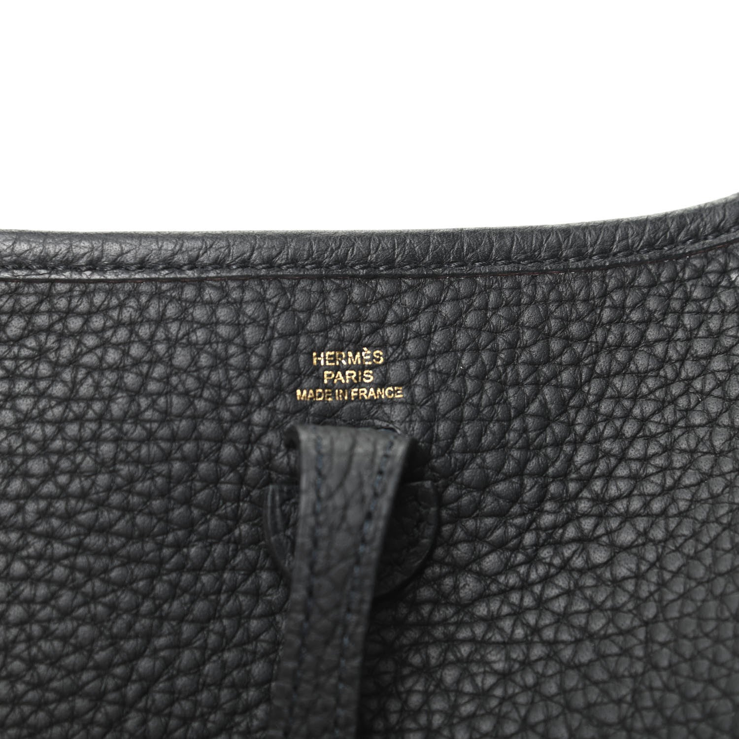 Hermes Taurillon Clemence Evelyne TPM Black 6 of 11