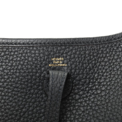 Hermes Taurillon Clemence Evelyne TPM Black 6 of 11