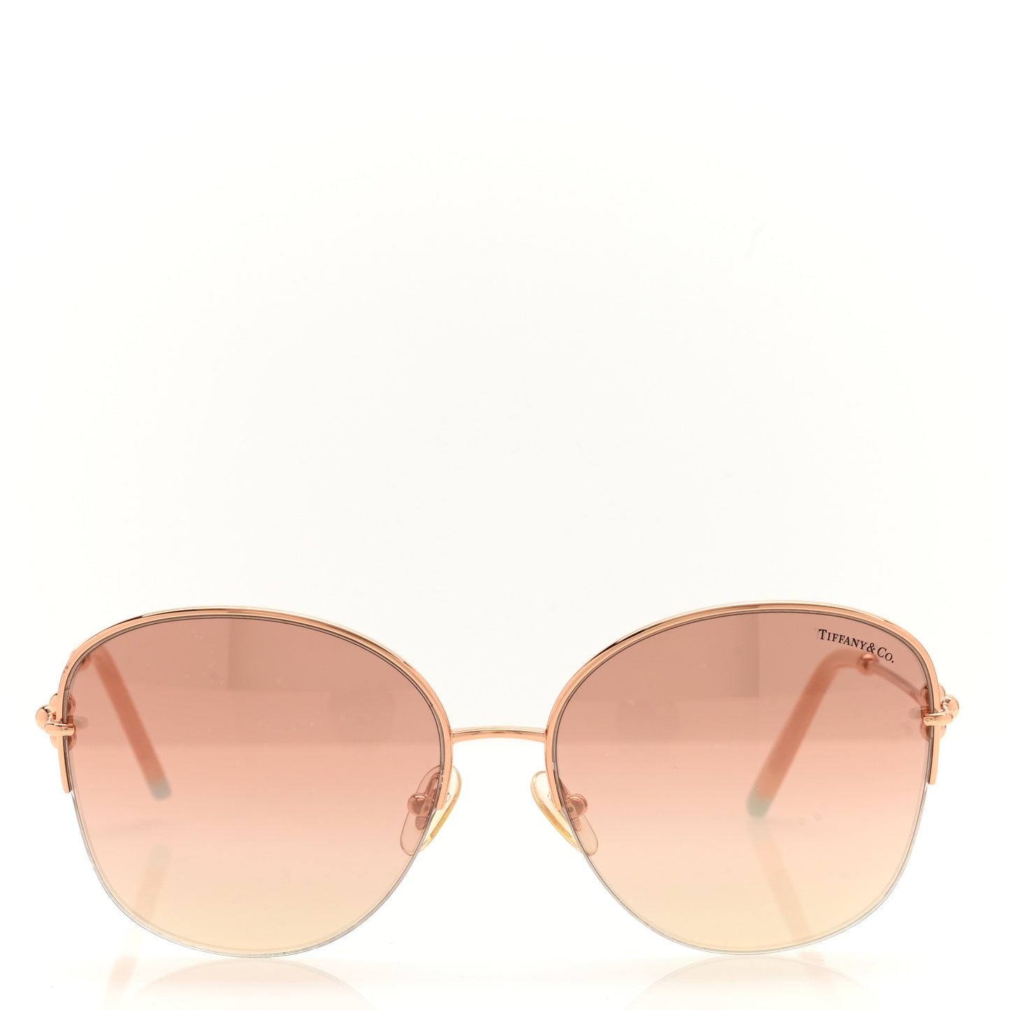 Metal TF3082 Round Sunglasses Rose Gold