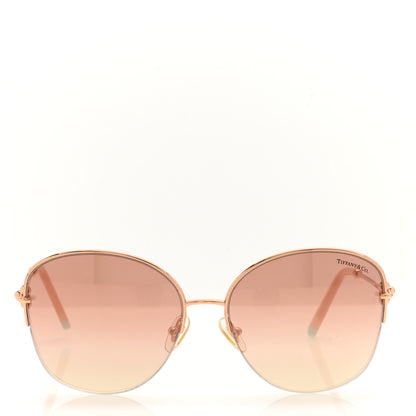 Tiffany Metal TF3082 Round Sunglasses Rose Gold 2 of 8