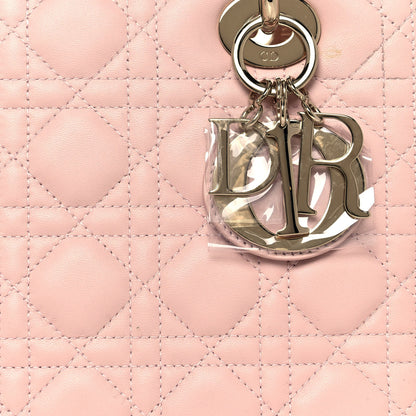 Christian Dior Lambskin Cannage Medium Lady Dior Light Pink 7 of 13