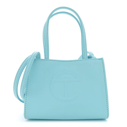 Telfar Vegan Leather Small Shopping Bag Pool Blue 1 of 11