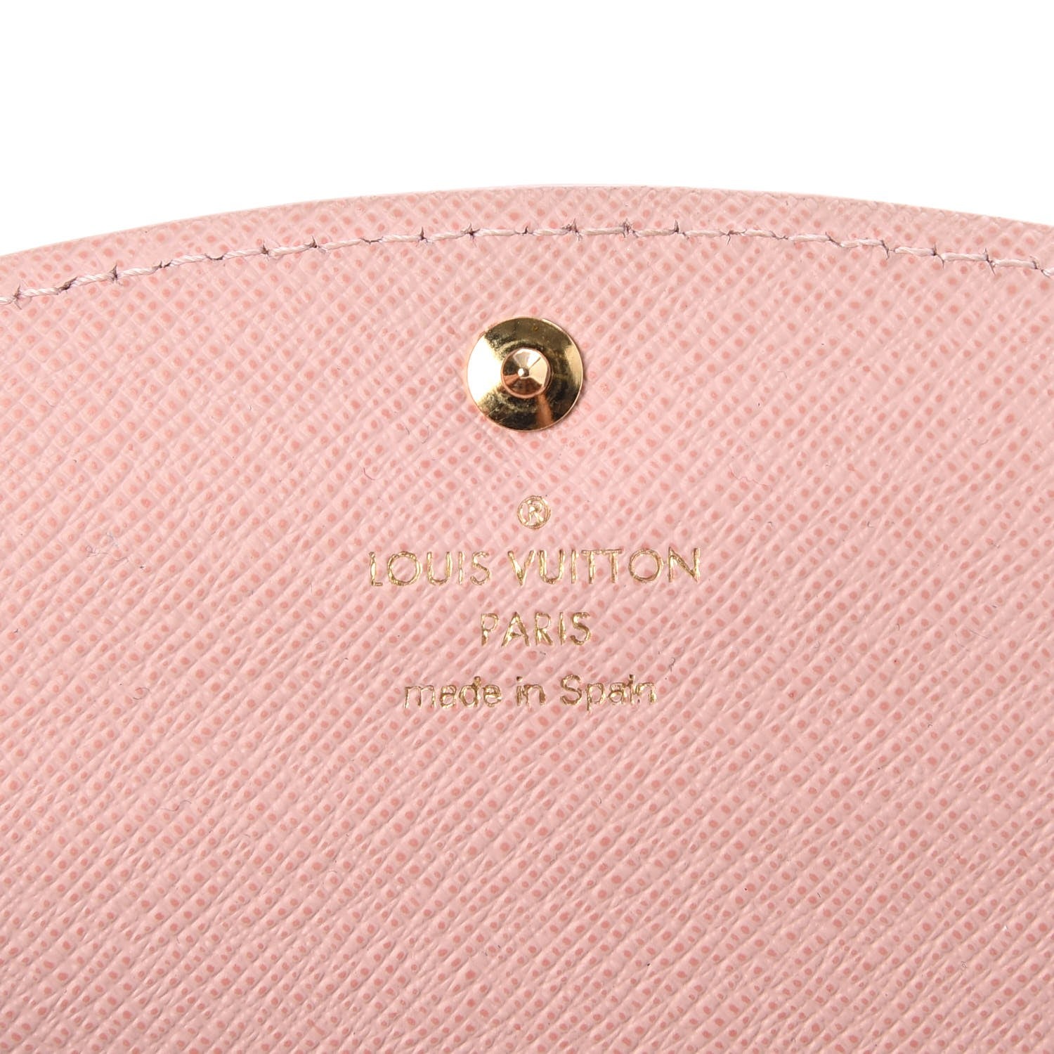 Louis Vuitton Damier Ebene Caissa Wallet Rose Ballerine 7 of 11