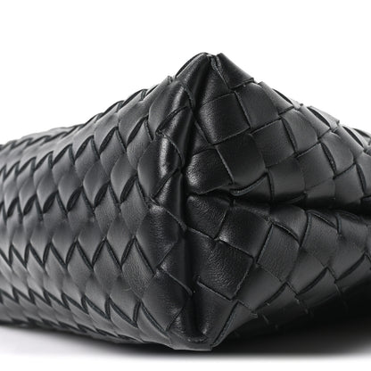 Bottega Veneta Nappa Intrecciato Small Fold Crossbody Messenger Black 9 of 9