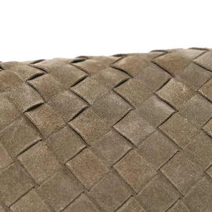 Bottega Veneta Suede Calfskin Intrecciato Teen Jodie Hobo Beige 9 of 11
