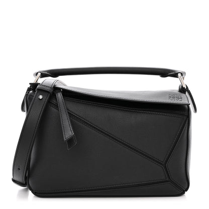 Loewe Calfskin Small Puzzle Bag Black 1 of 10