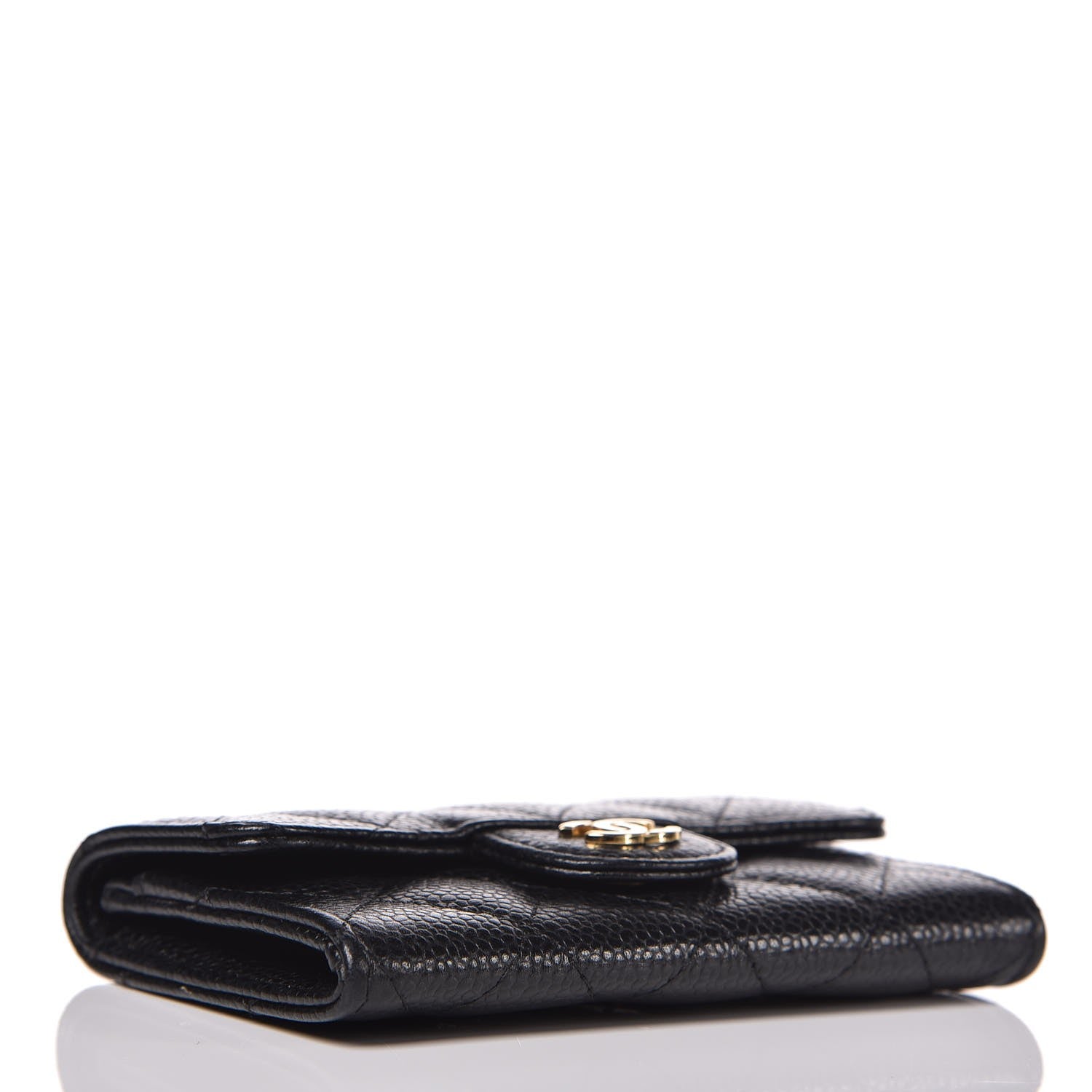 Chanel Caviar Quilted Flap Card Holder Black 4 of 9