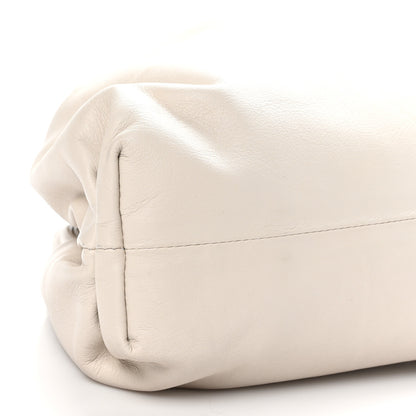 Bottega Veneta Smooth Butter Calf The Pouch Oversized Clutch Mist 9 of 10