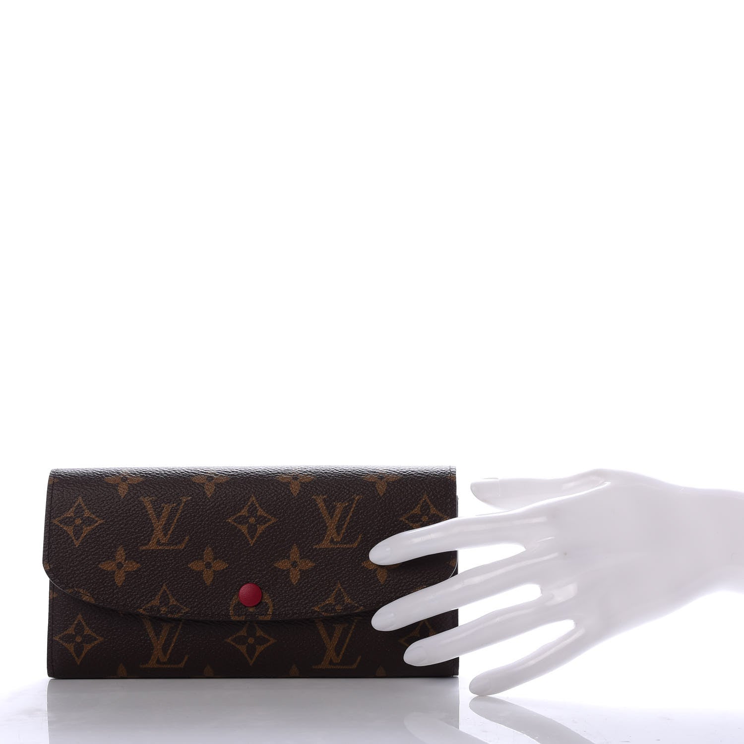 Louis Vuitton Monogram Emilie Wallet Fuchsia 2 of 7