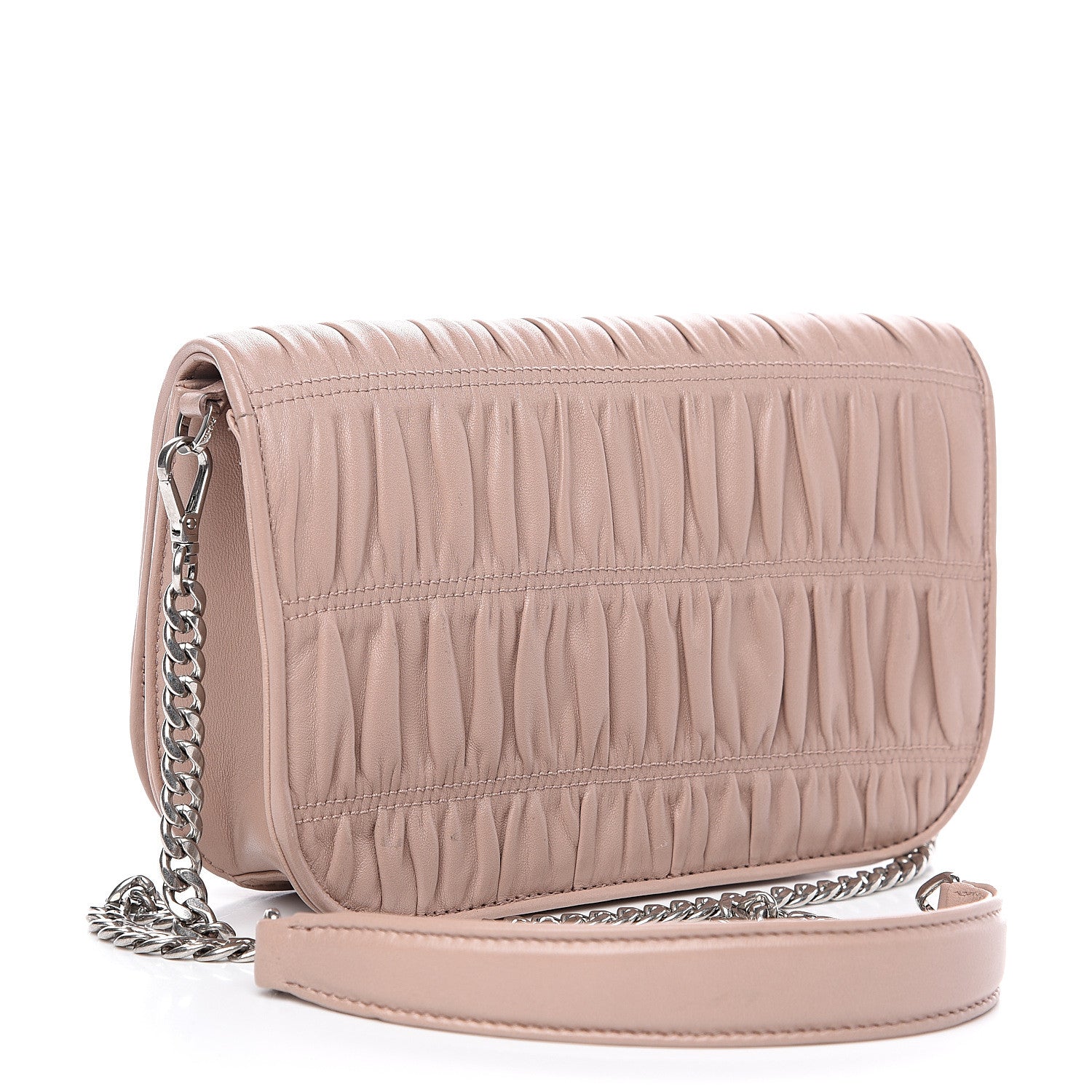 Prada Nappa Gaufre Flap Cipria 2 of 10