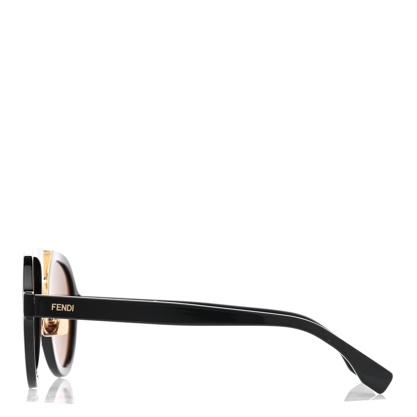 Acetate FF Aviator Sunglasses FF M0105/S Black