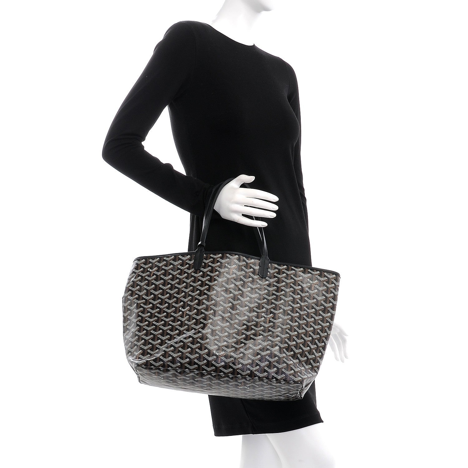 Goyard Goyardine Saint Louis PM Black 2 of 7