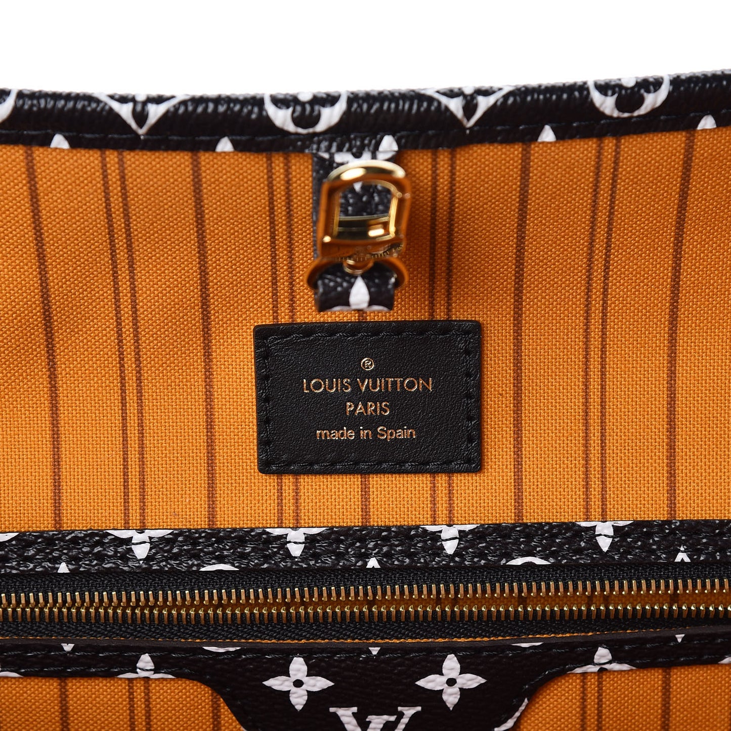 Monogram Giant Jungle Neverfull MM Black