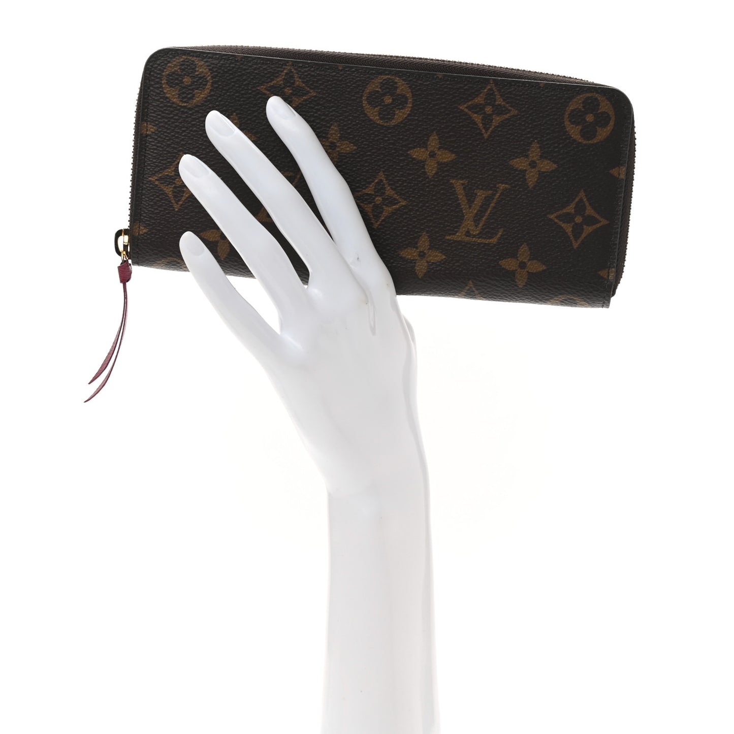 Monogram Clemence Wallet Fuchsia