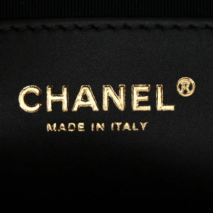 Chanel Caviar Quilted Fold Over Hobo Black 6 of 10