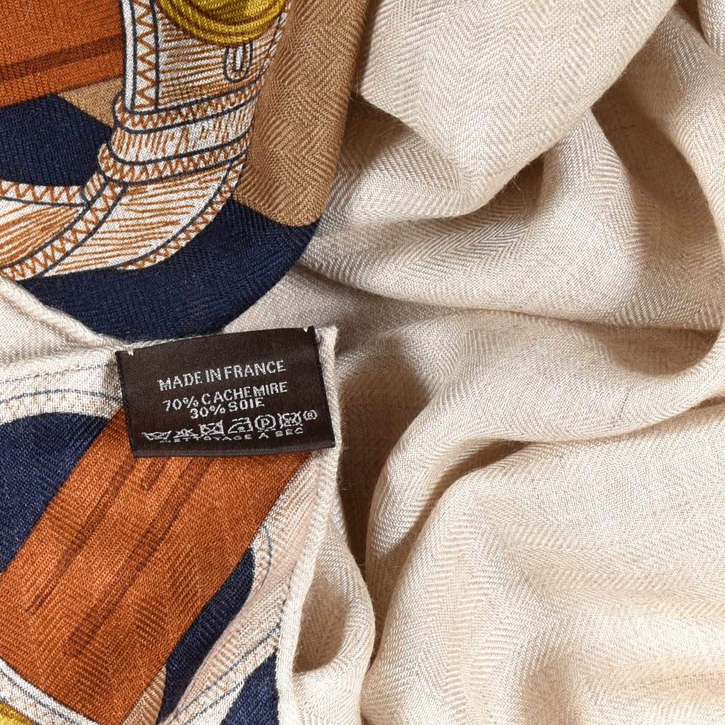 Cashmere Silk Encadre Eperon d'Or Scarf 90