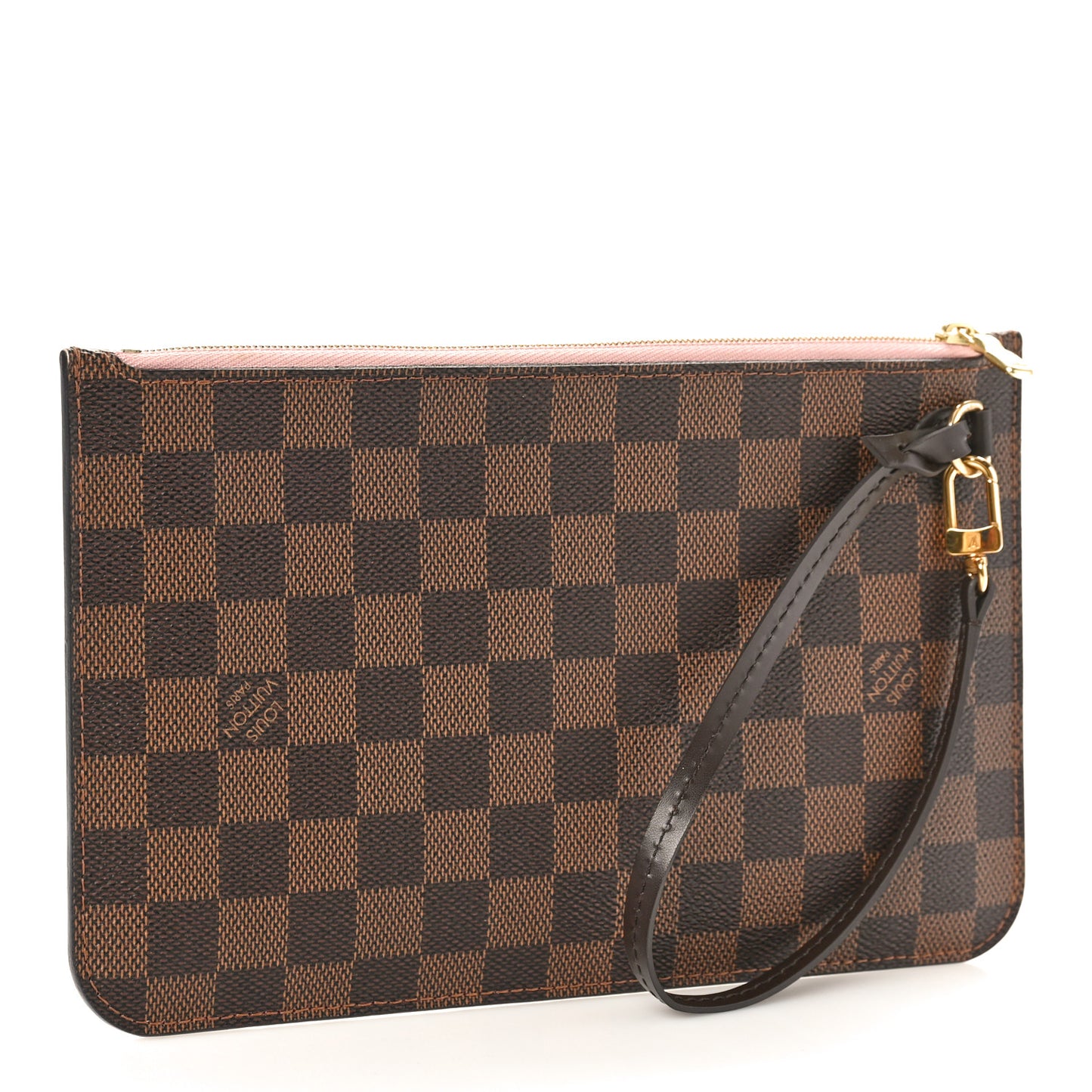 Damier Ebene Neverfull MM GM Pochette Rose Ballerine