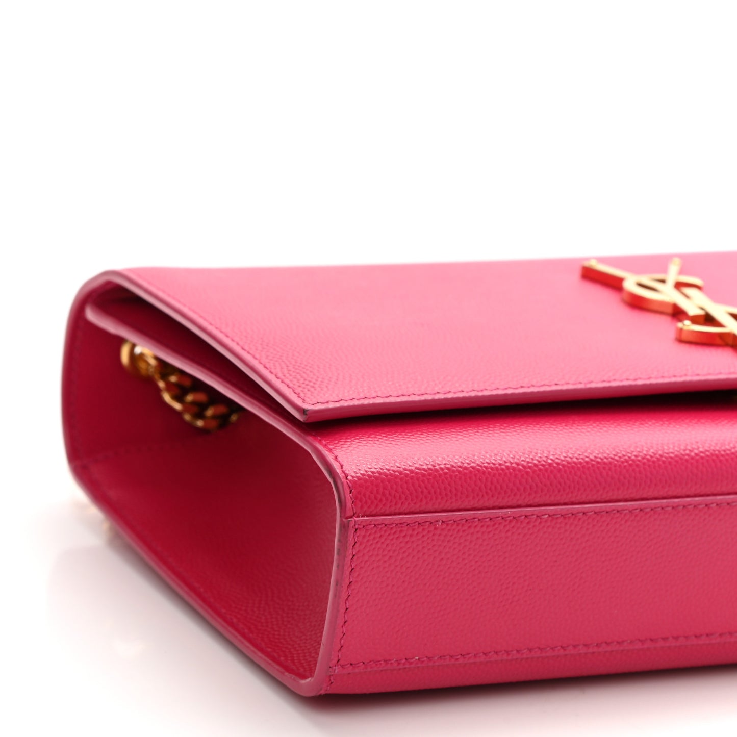 Grain De Poudre Medium Monogram Kate Satchel Lipstick Fuchsia