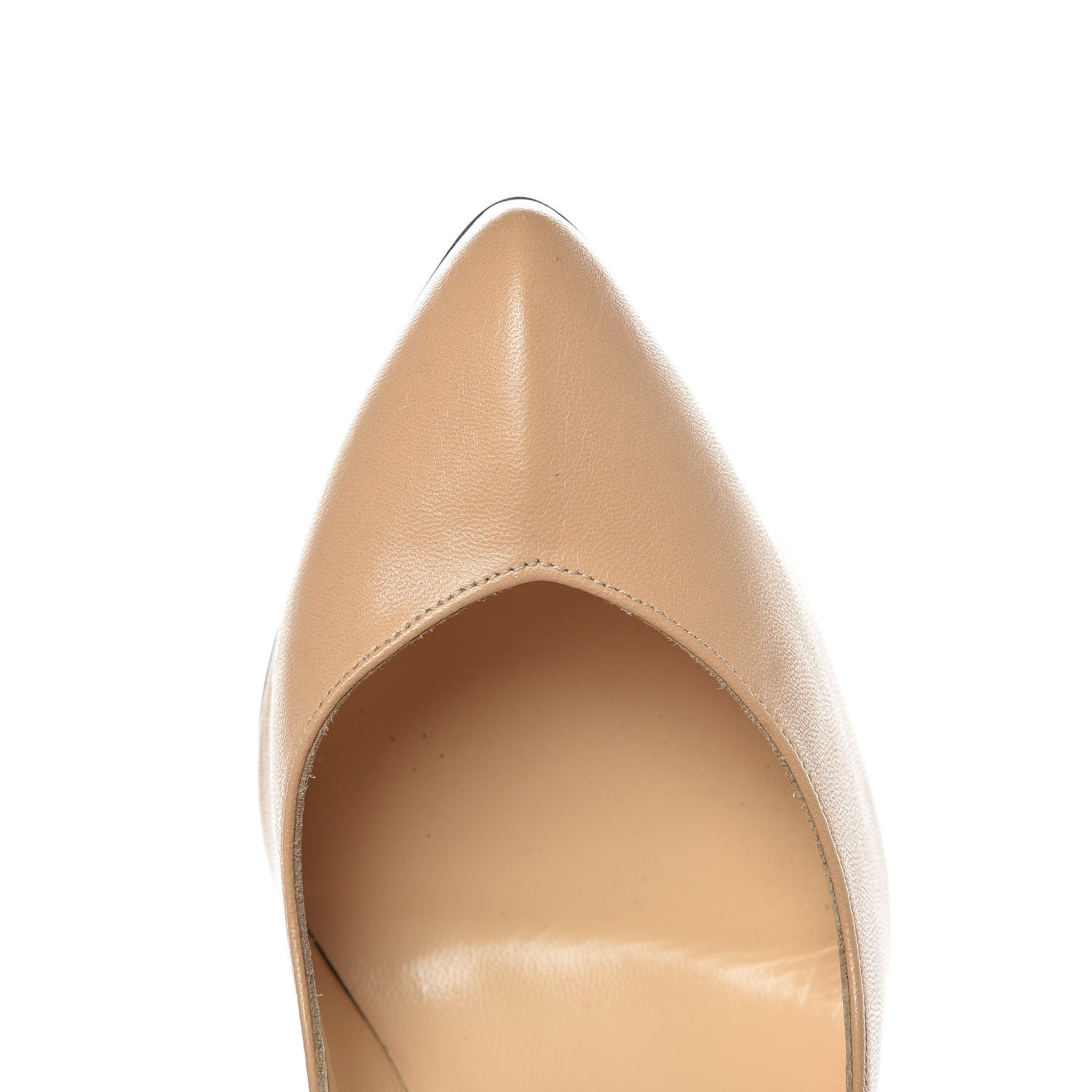 Christian Louboutin Shiny Nappa Breche 100 Pumps 36.5 Doudou 9 of 10