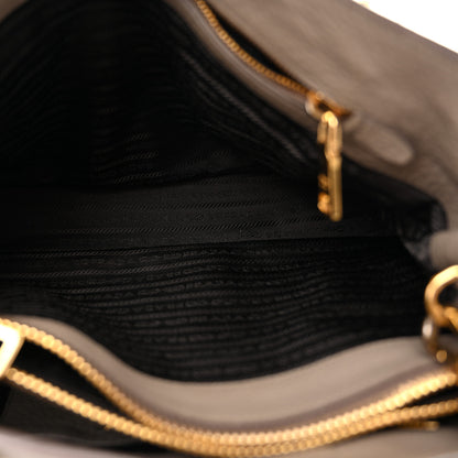 Prada Vitello Daino Tote Argilla 6 of 17