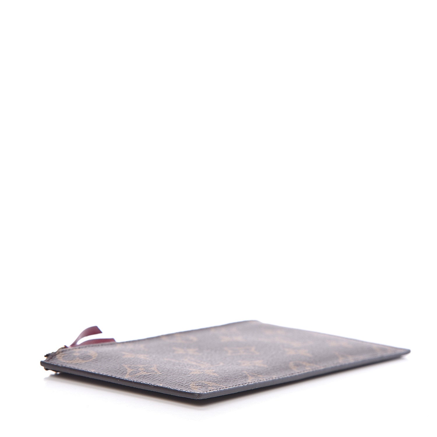 Louis Vuitton Monogram Felicie Chain Wallet Zippered Insert Fuchsia 4 of 6
