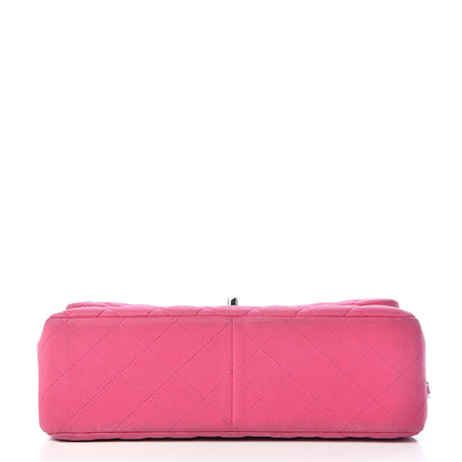 Chanel Iridescent Caviar Quilted Jumbo Double Flap Pink 15 of 16