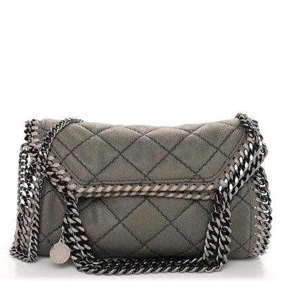 Stella McCartney Shaggy Deer Quilted Mini Falabella Grey 1 of 11