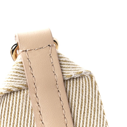 Louis Vuitton Lambskin Embossed Monogram Coussin MM Beige 13 of 15