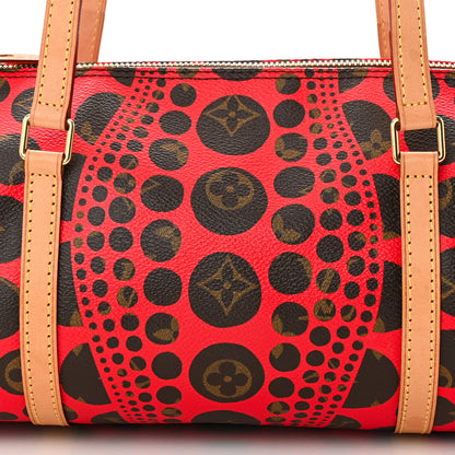 Louis Vuitton Monogram Kusama Pumpkin Dots Papillon 30 Red 8 of 10