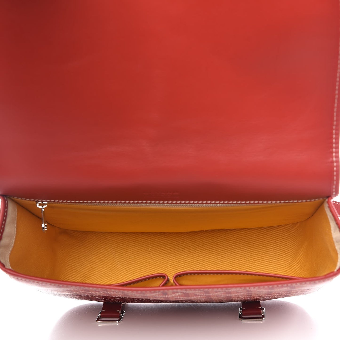 Goyardine Belvedere MM Messenger Bag Red