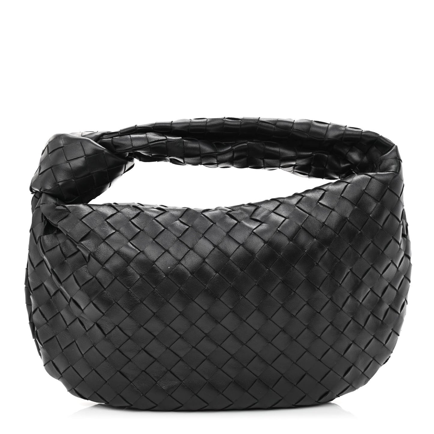 Nappa Intrecciato Teen Jodie Hobo Black
