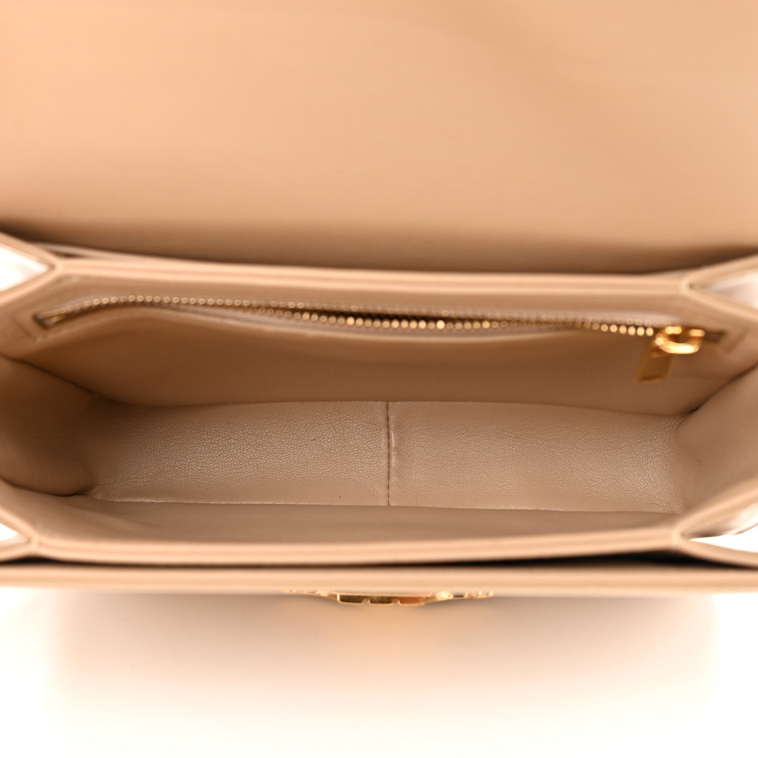 Celine Shiny Calfskin Teen Triomphe Nude 5 of 23